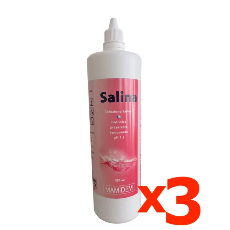 SOLUZIONE SALINA 550 ml x 3