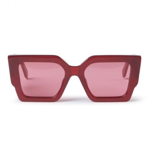 OFF WHITE - CATALINA BURGUNDY SUNGLASSES