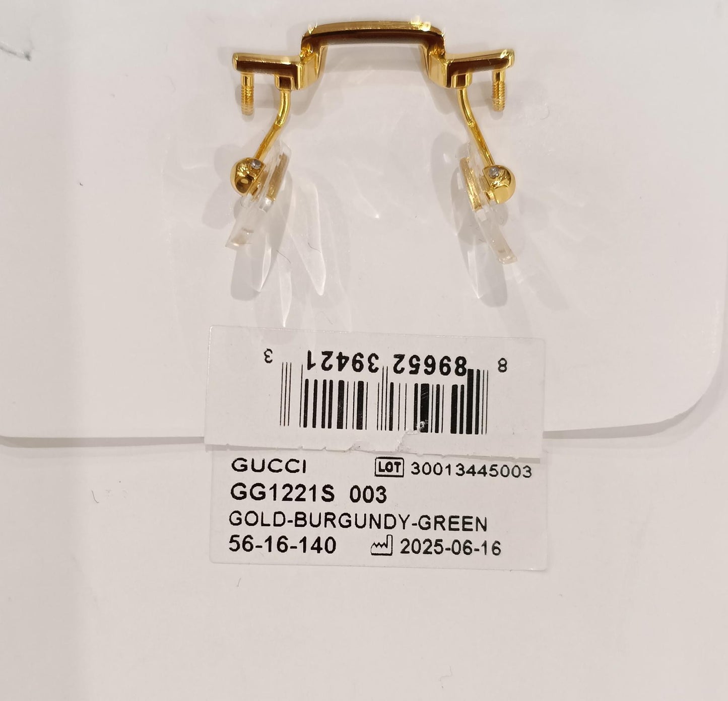 Gucci GG1221S 003 Gold ponte di ricambio