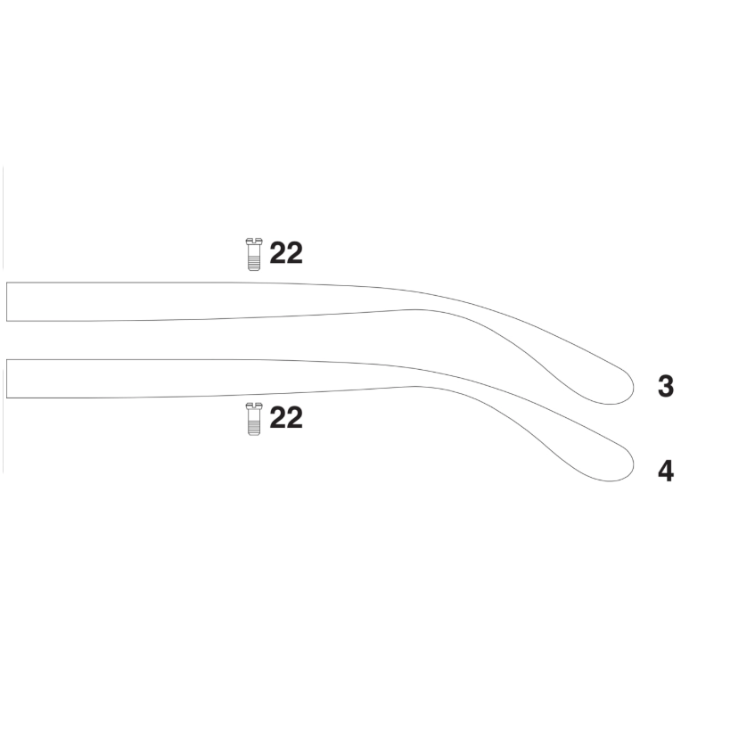 Gucci GG1189S ASTE DI RICAMBIO