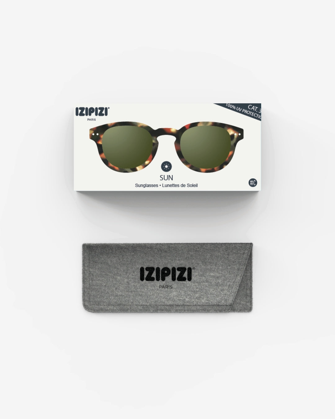 Izipizi #C Tortoise Green