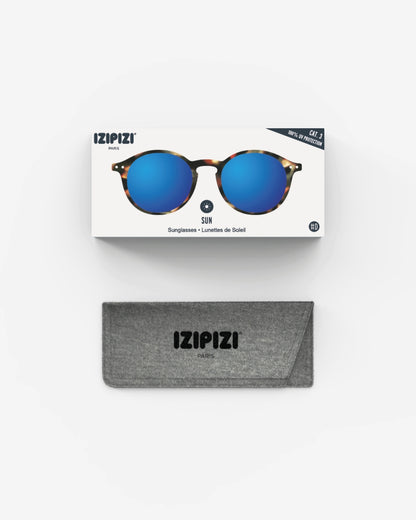 Izipizi #D tortoise mirror blue