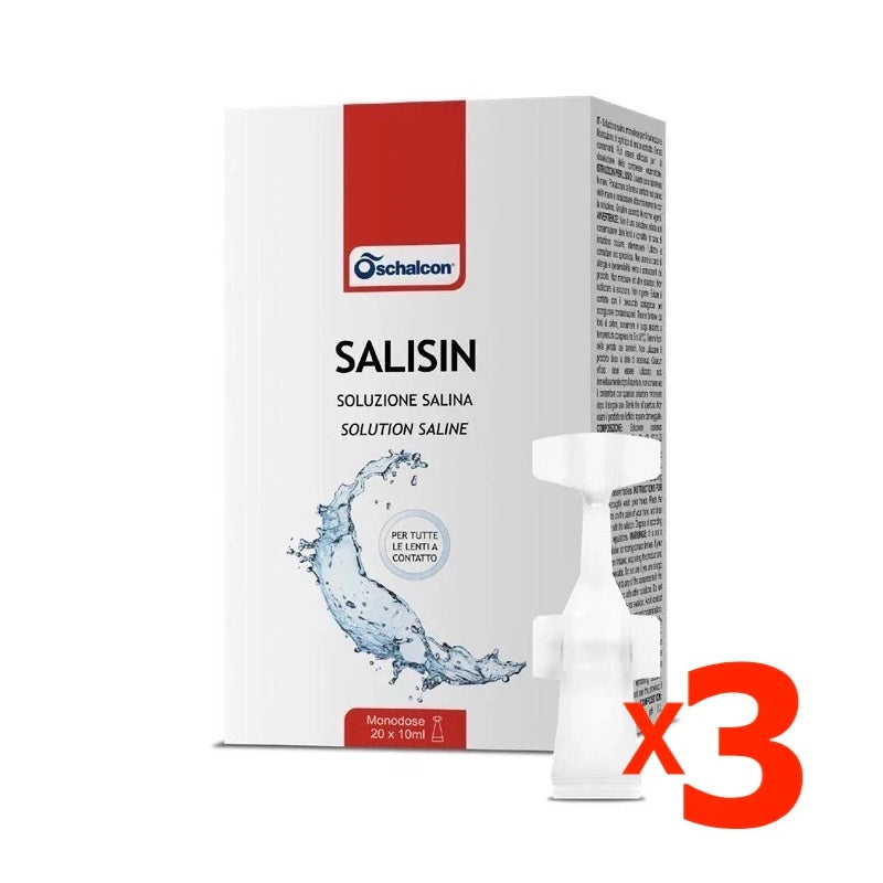 SOLUZIONE SALINA MONODOSE 20 FIALE DA 10 ML SALISIN X3